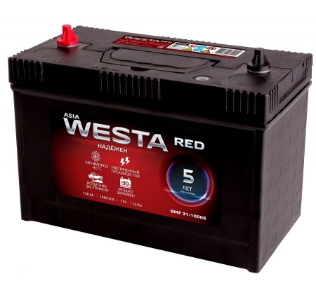 Аккумулятор Westa JIS SMF 31-1000S 120 Ah, 1000A