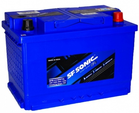 SF SONIC EFB (74 A/ч) 750A R+ (Exide)
