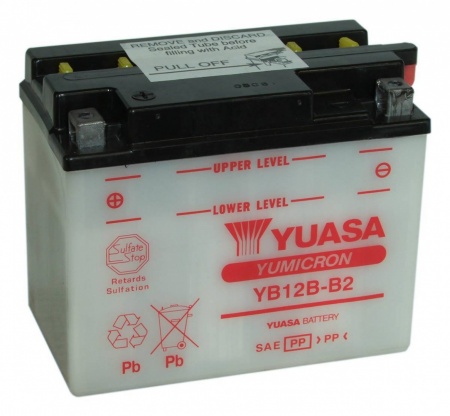 Аккумулятор Yuasa YB12B-B2 12А/ч, L+
