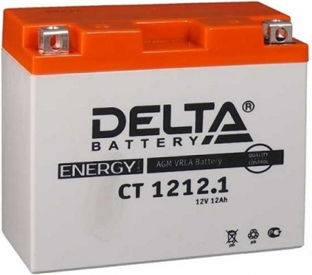 Delta AGM CT 1212.1 YT12B-BS 12 А\ч (155А) L