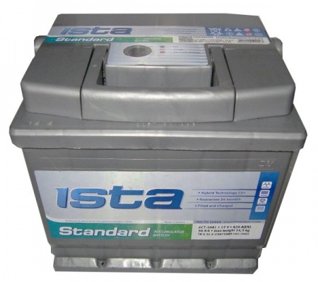 Аккумулятор ISTA STANDARD (50 А/ч) 420А