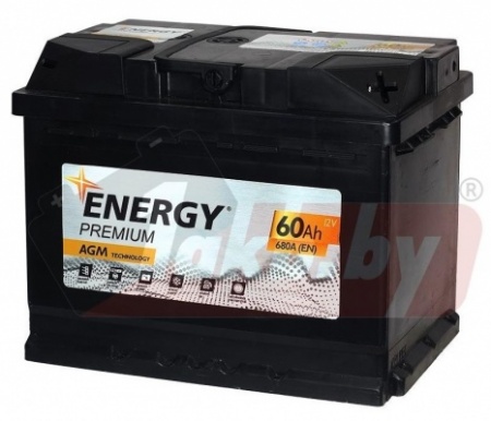 Energy Premium AGM (60 А/ч) 680A R+