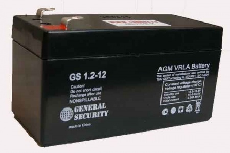 Аккумулятор 12V-1.3 Ah GS