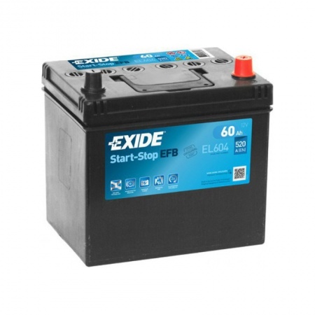 Аккумулятор EXIDE Start-Stop EFB EL604 60А/ч 520A