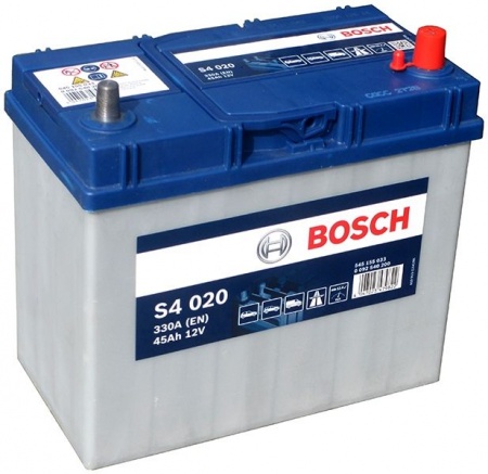 Аккумулятор Bosch S4 020 545 155 033 (45 А/ч) 330A Asia