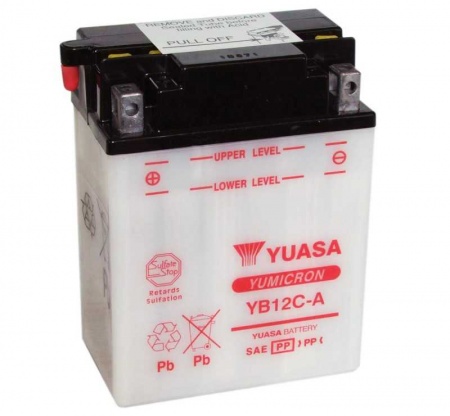 Аккумулятор Yuasa YB12C-A 12А/ч, L+