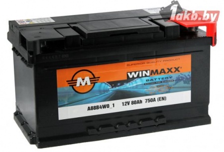Аккумулятор WinMaxx (80 А/ч) 750A R+