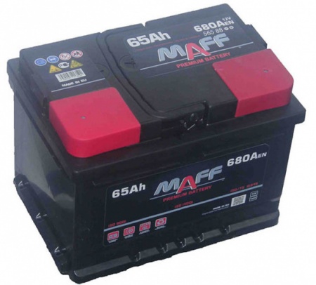Аккумулятор MAFF Premium (65 А/ч) 680А R+ (низкий)