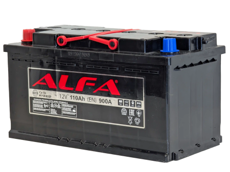 Аккумулятор ALFA HYBRID (110 А/ч) 900A L+