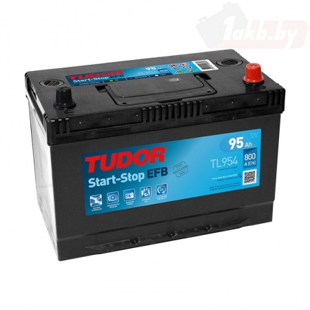 Аккумулятор Tudor Start-Stop EFB TL954 (95А/ч) 800A R+