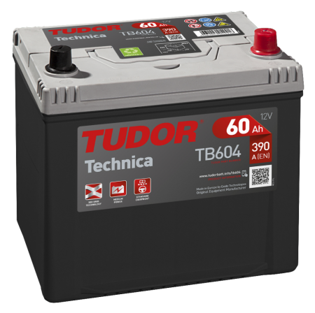 Аккумулятор Tudor Technika TB604 (60 А/ч)390A