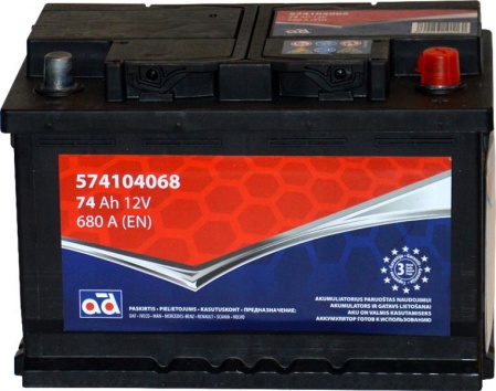Аккумулятор AD 574104068 (74 A\h) 680А