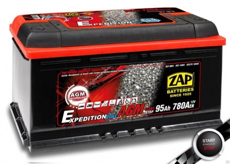 Аккумулятор ZAP Expedition Start-Stop AGM (95 А/ч) 850A