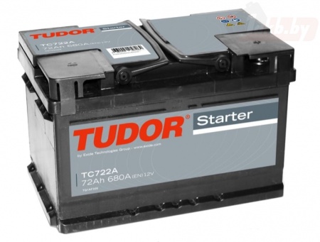Аккумулятор Tudor Starter TC722A (72 А/ч) 680A R+