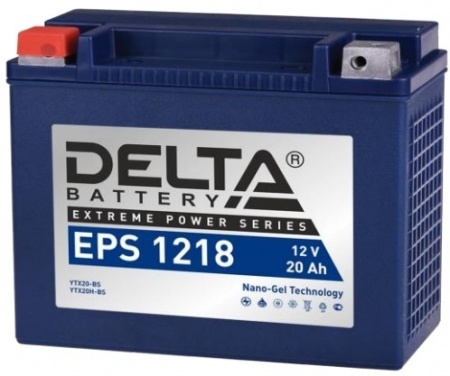 Аккумулятор Delta EPS 1218 20 А\ч (270А) L