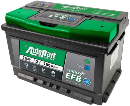 Аккумулятор Autopart Galaxy EFB 70Ah