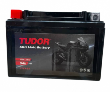 TUDOR YTX9-BS (9 A/ч) 135A L+