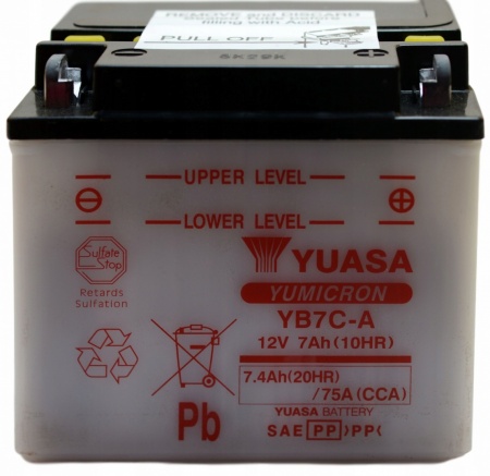 Аккумулятор Yuasa YB7C-A 8А/ч, R+